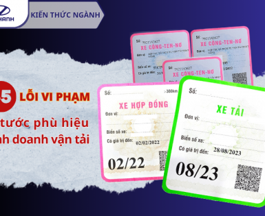 Tổng hợp 55 lỗi vi phạm bị tước phù hiệu kinh doanh vận tải