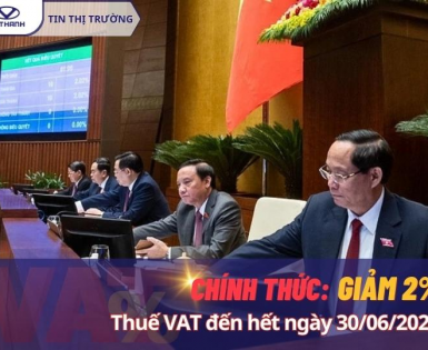 Quốc hội chốt giảm 2% thuế VAT đến 30-6-2024