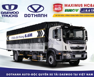 mua liền tay DAEWOO HC8 nhận ngay ưu đãi lên đến 20 triệu!!!