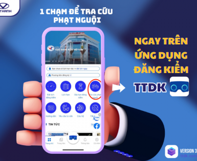 Đã có thể tra cứu phạt nguội trên ứng dụng đăng kiểm