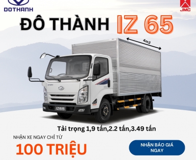 XE TẢI ĐÔ THÀNH IZ65: GIẢI PHÁP VẬN CHUYỂN TIỆN LỢI VÀ HIỆU QUẢ