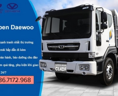 XE BEN DAEWOO CÓ MẤY LOẠI? GIÁ XE BEN DAEWOO